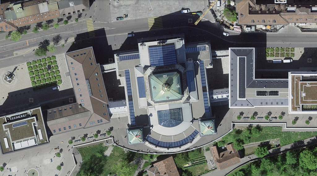 Bundeshaus, Berna, Svizzera (Swisstopo)