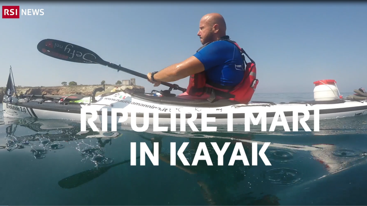 Ciccio Kayak, ripulire i mari in kayak
